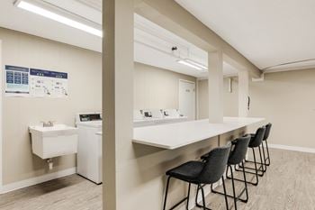 <B>on-site laundry facilities</b>- the convenience of laundry close to home